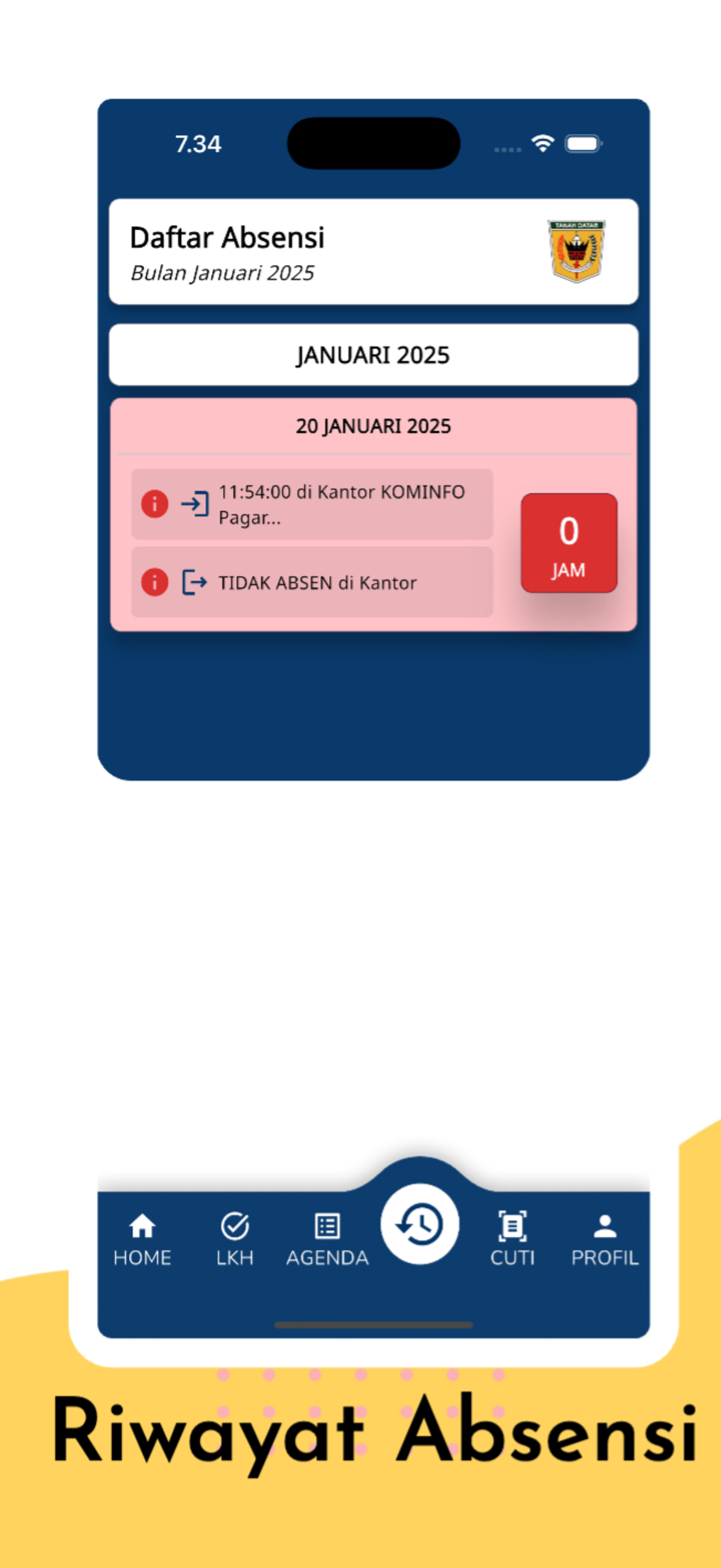 Absensi Online Kab Tanah Datar