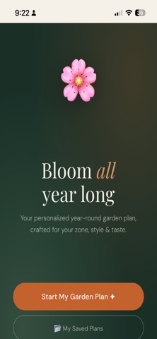 Bloom Planner App iPhone screenshot