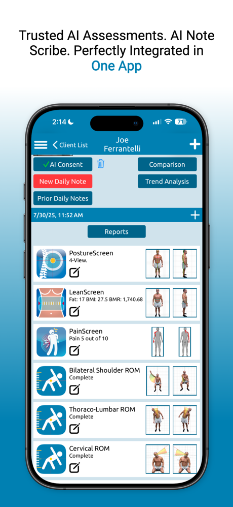 PostureScreen Mobile screenshot 3