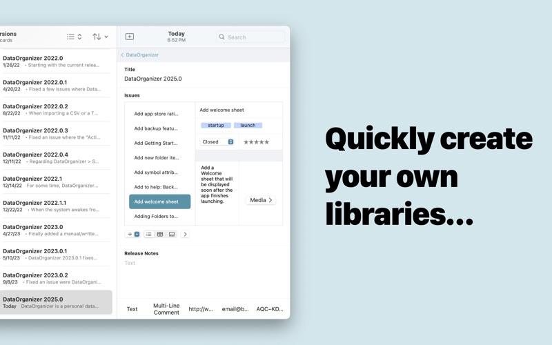 Screenshot #2 pour Database - DataOrganizer