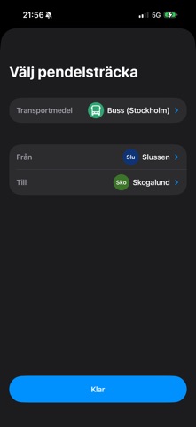 Pendla - reshjälp för pendlare screenshot