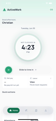 ActiveWork Employee screenshot