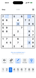 Bare Sudoku screenshot 4