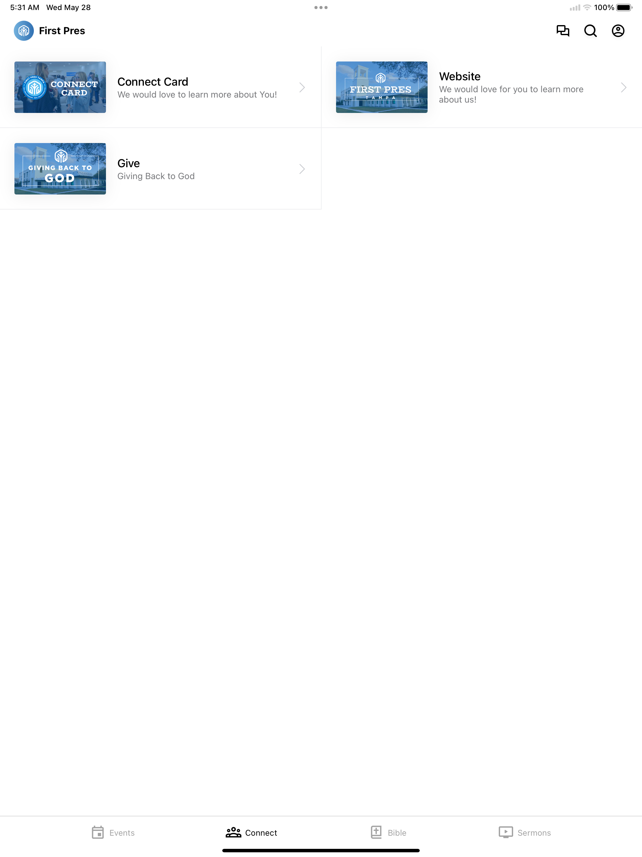 First Pres Tampa screenshot 5