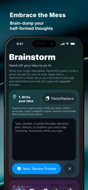 OptionOwl: AI Idea Partner screenshot 3