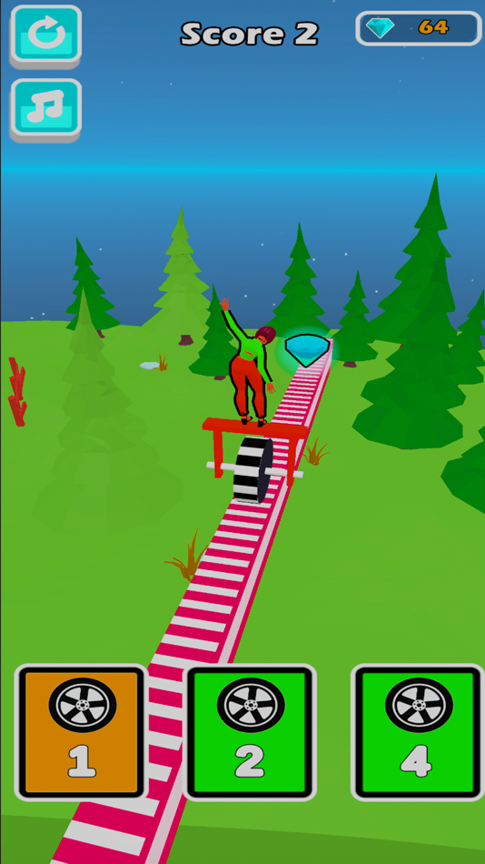#3. Challenge Crossing Over Ropes (iOS) 由: Shenzhen Smarter Mobi Technology Co.Ltd