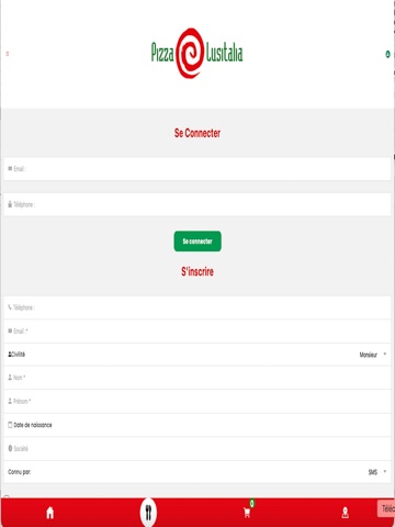 Lusitalia iPad screenshot