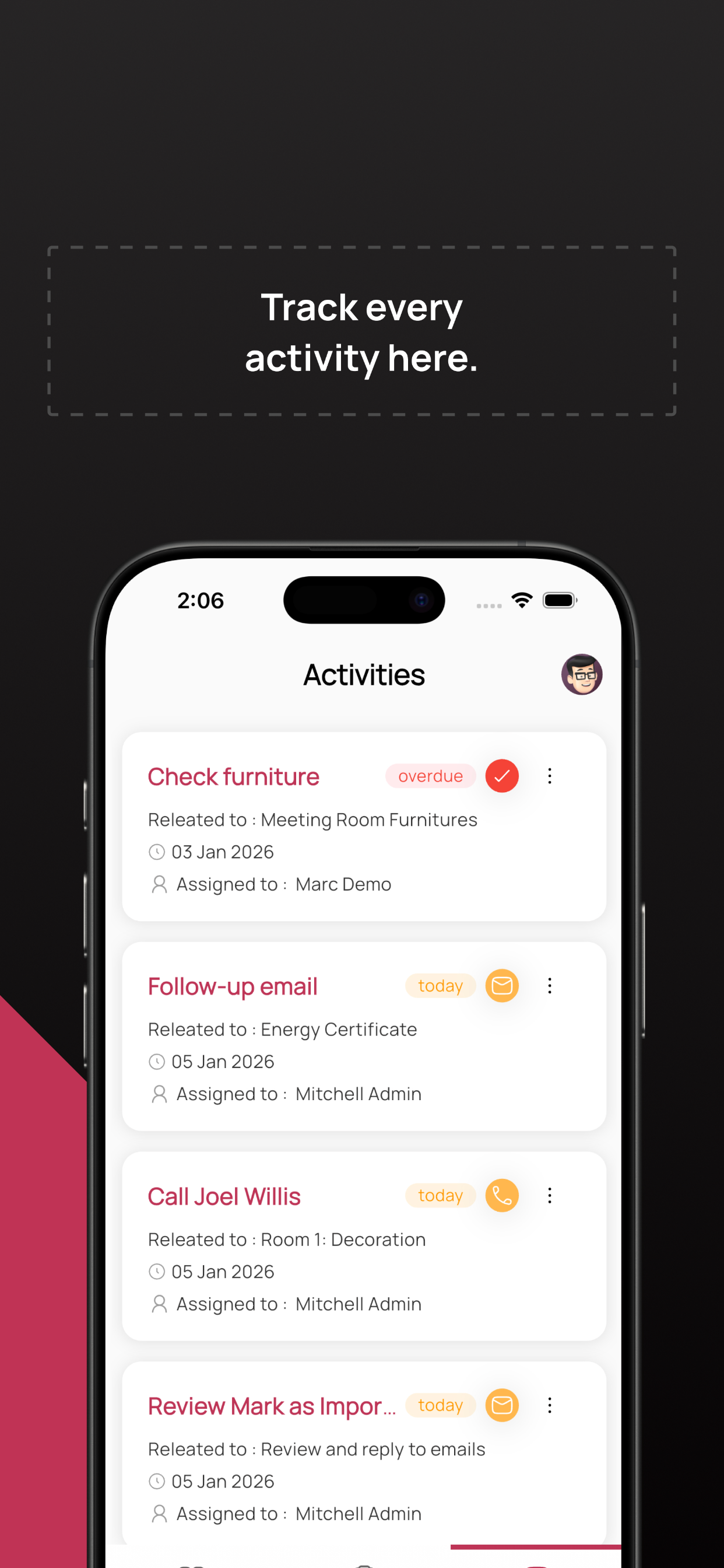 mobo Todo for Odoo screenshot 7