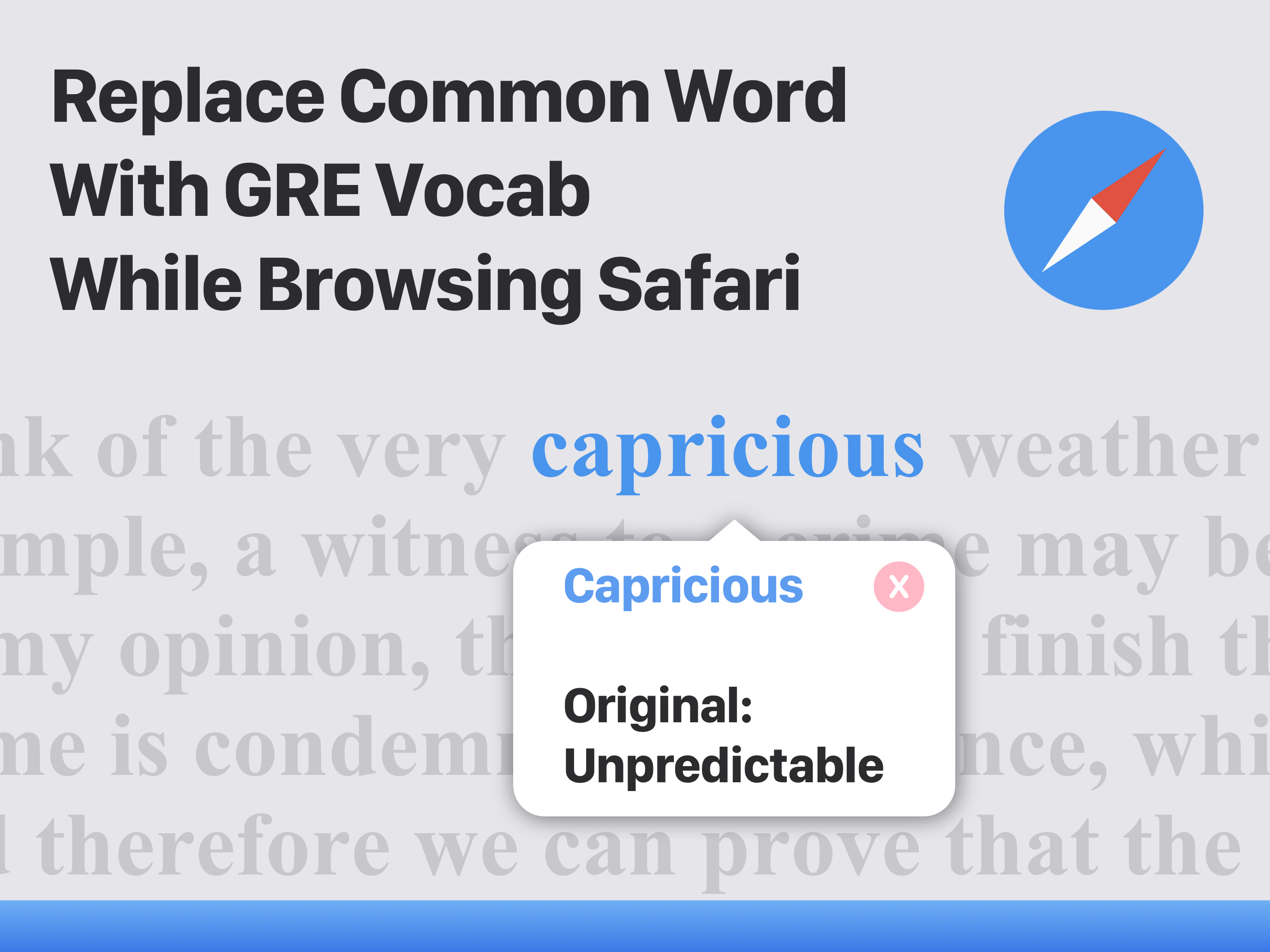 GREify: GRE Vocab Replacer