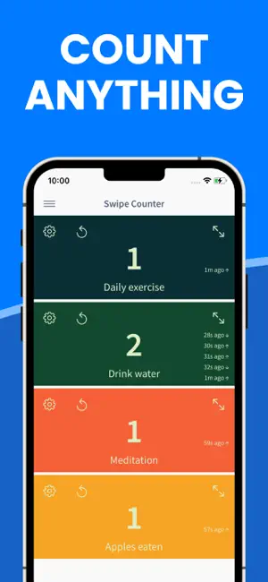 Swipe Tally Counter screenshot 1