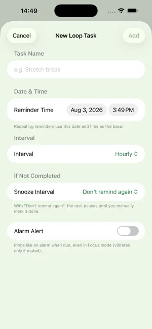 Cycle Reminder: Repeat Tasks screenshot 2