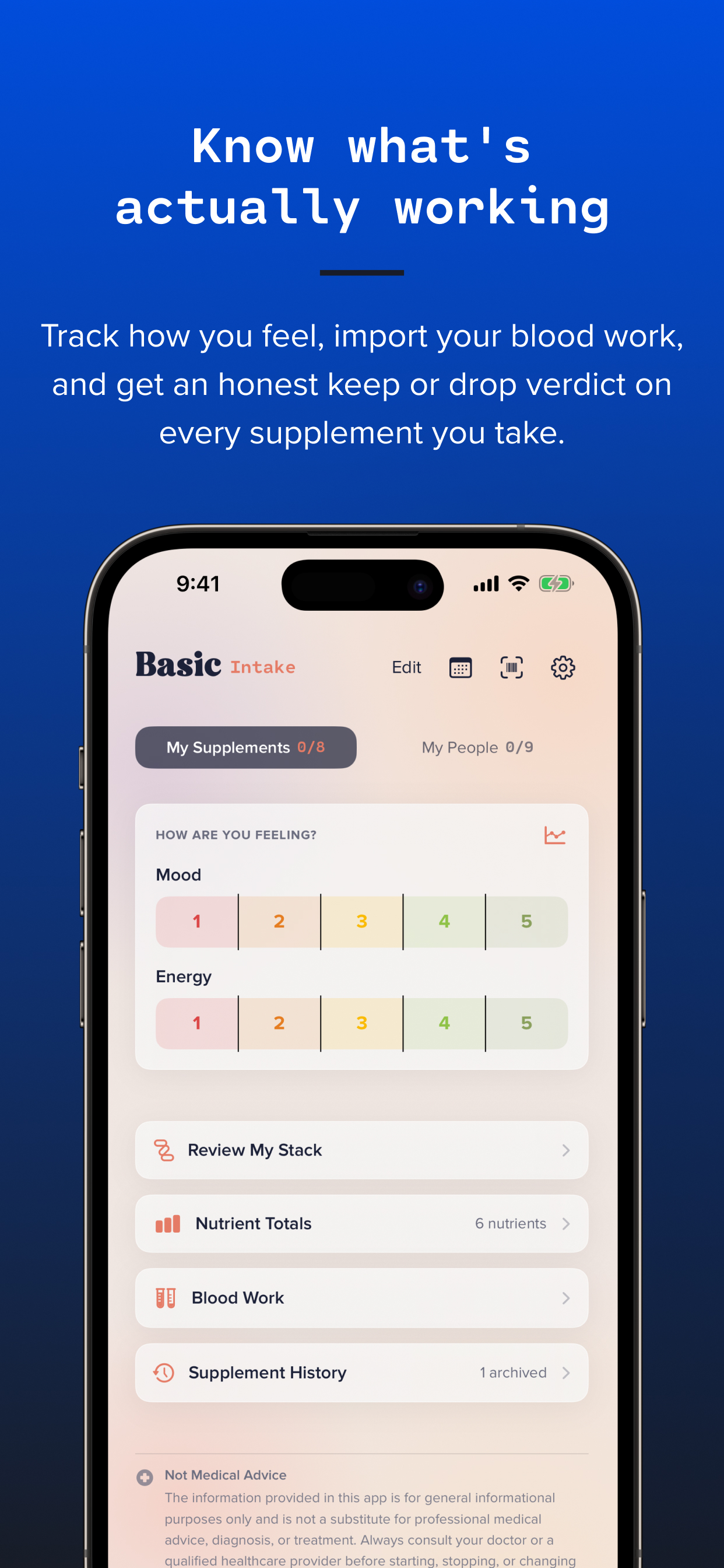 Basic Intake: Pill & Vitamin screenshot 7