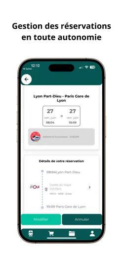 Captura de pantalla de Portail Entreprises en iPhone 1