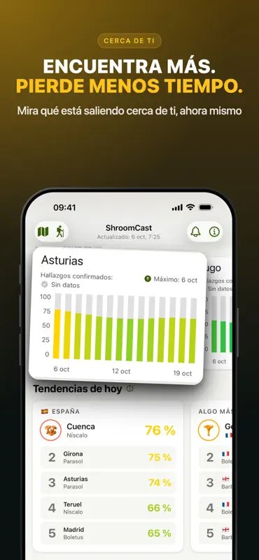 ShroomCast: Previsión de setas screenshot 4 of 7