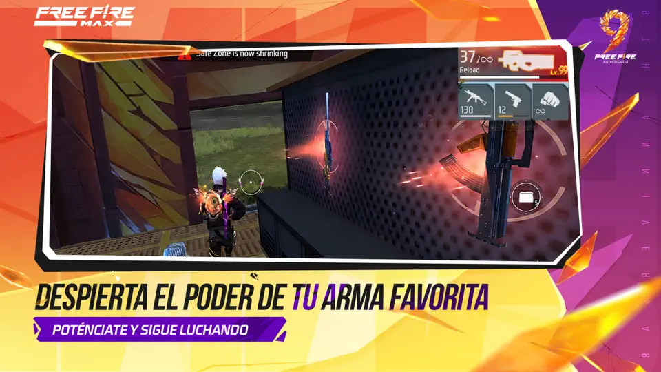 Captura de pantalla de Free Fire MAX en iPhone 6