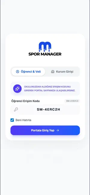 Spor Manager screenshot 1