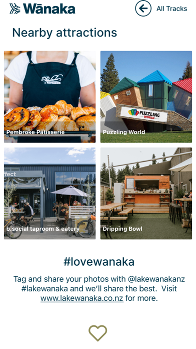 Wanaka Tracks App Screenshot