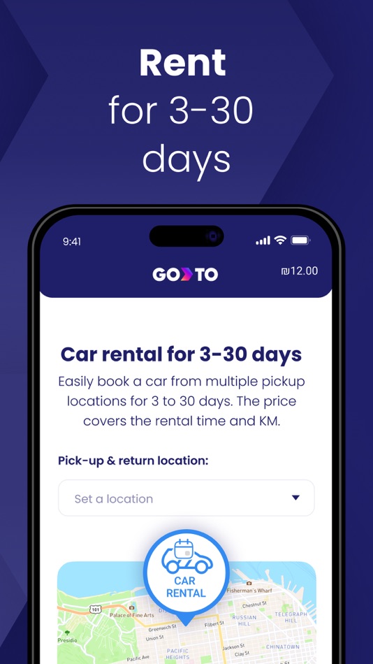 #4. GoTo (CAR2GO) Shared Mobility (iOS) Podle: GoTo Mobility ltd