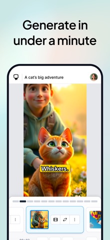 Hypernatural: AI Video Stories iPhone screenshot