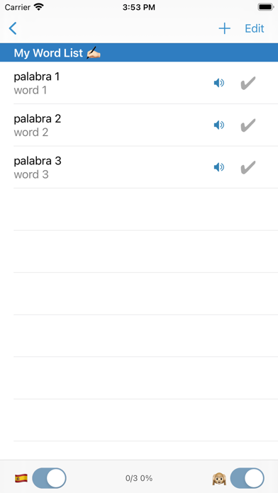 cRaMiT Spanish GCSE Vocabulary Screenshot