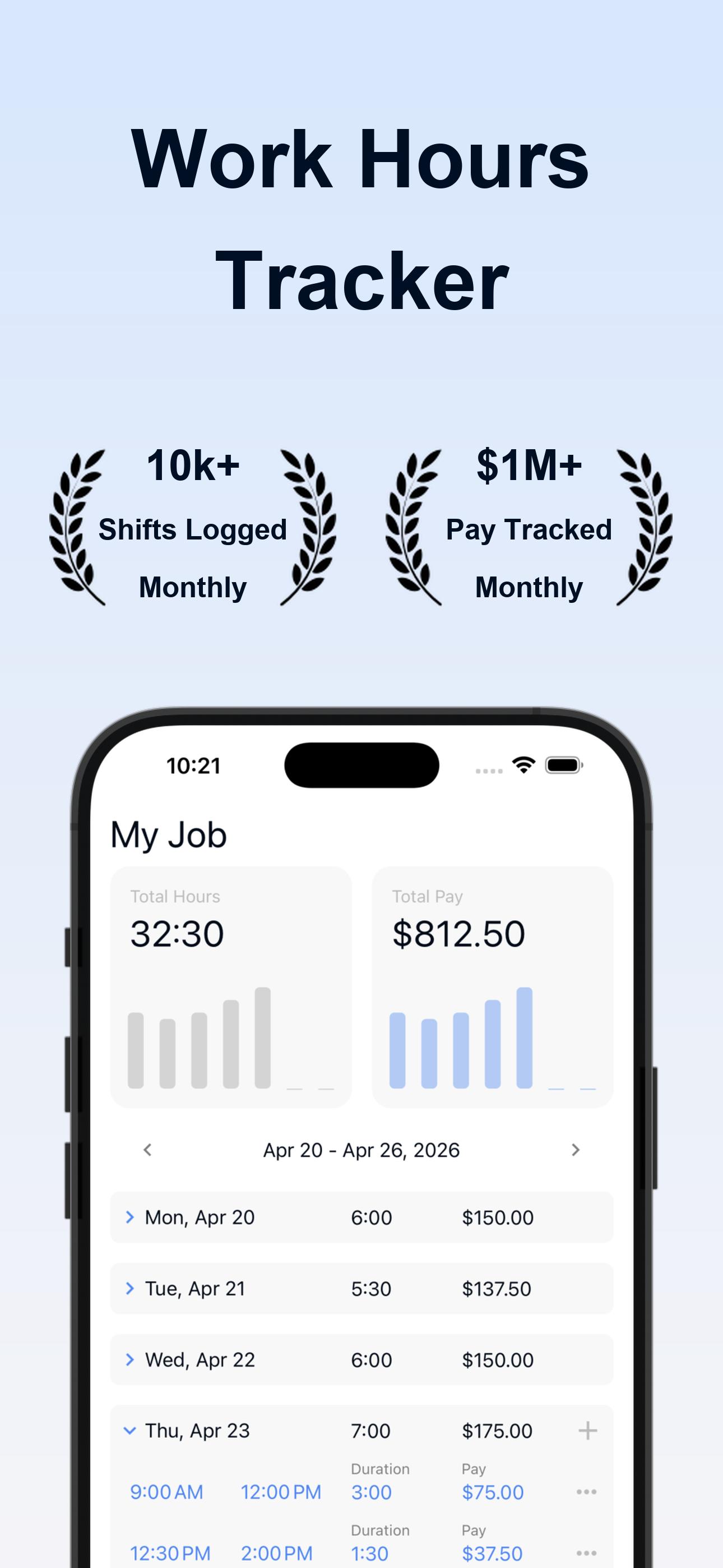 Work Tracker: Prodi Hours