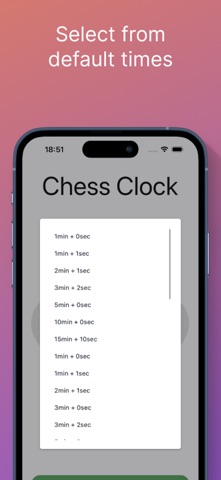 Chess Clock - Chess Timer Screenshot 4 of 5