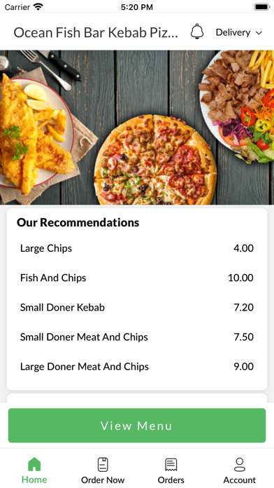 OceanFishBarKebabPizza&Burger Screenshot