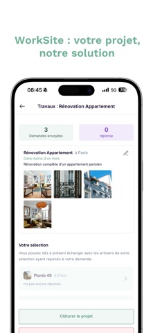 Worksite App screenshot
