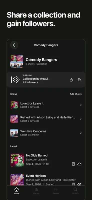 Parasocial: A Podcast Player screenshot 4 of 9