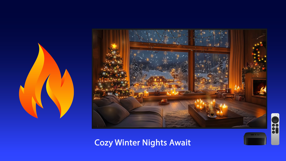 #9. Cozy Fireplace Photo Frame 4K (iOS) By: Igor Bidenko