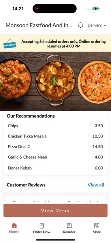 MonsoonFastfood&IndianTakeaway screenshot