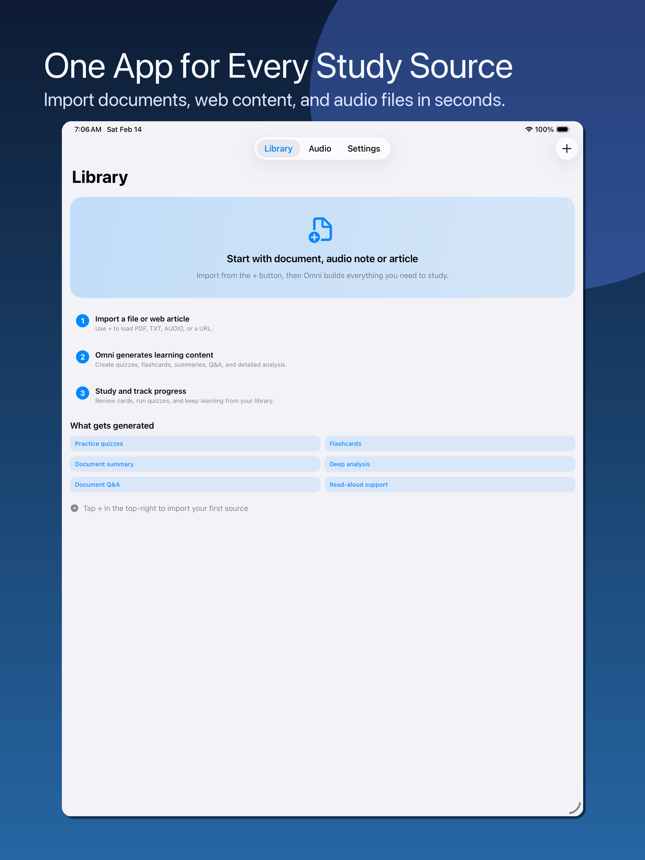 Omni: AI notes, quiz, Q&A screenshot 7
