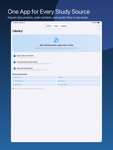 Omni: AI notes, quiz, Q&A