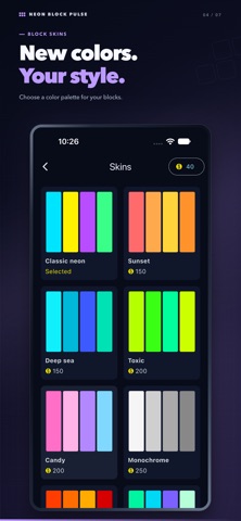 Neon Block Pulse screenshot 6