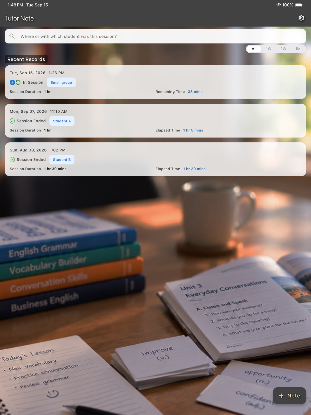 Screenshot 5 of Tutor Note: Tutoring Assistant