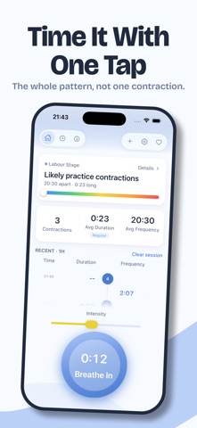 Contraction Timer - Waves Screenshot 4 of 5