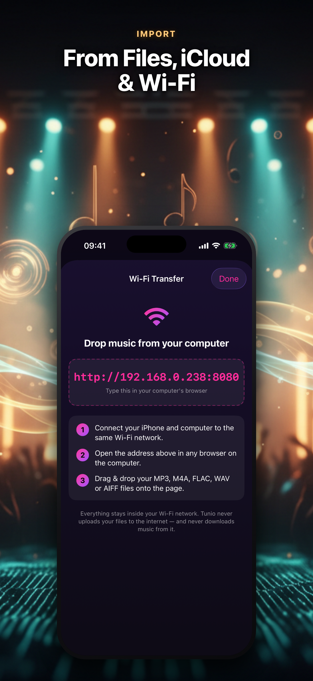 Tunio – Offline Music Player screenshot 4