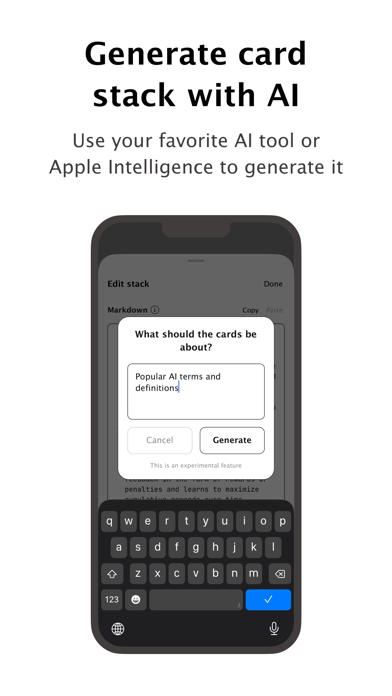 Markdown Cards screenshot