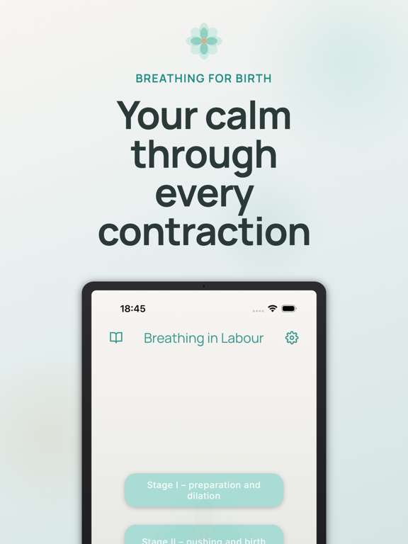 Breathing in Labour iPad screenshot