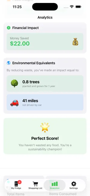 SmartFridge - Food Tracker screenshot 2