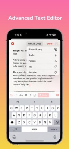 Recollect - Journal & Diary iPhone screenshot