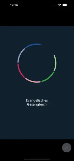 Screenshot von Gesangbuch Online auf dem iPhone 2