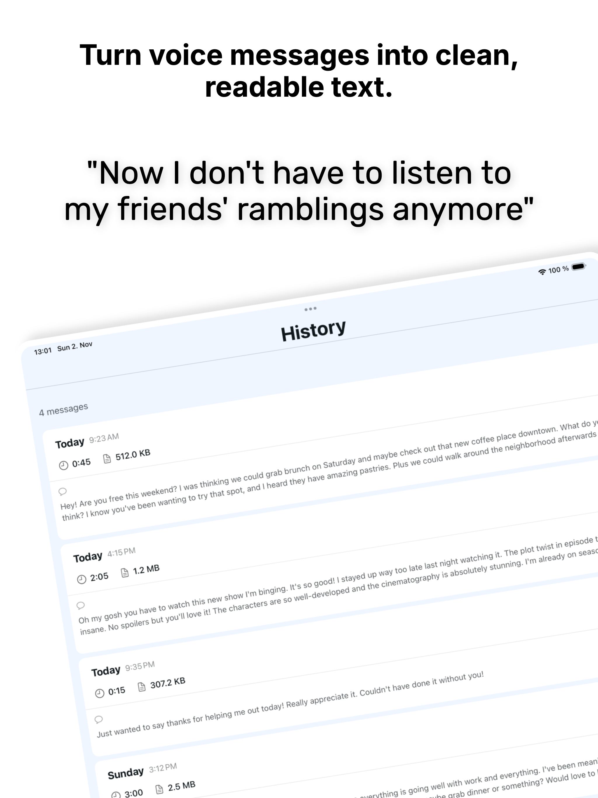 Voice2Text - Voice To Text screenshot 5