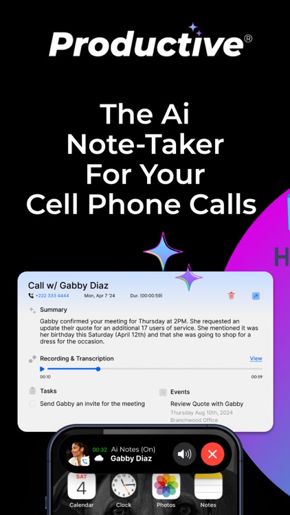 Productive.ai - Call Recording