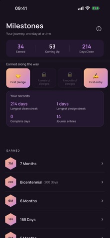 ORIZN Sober: Sobriety Tracker Screenshot 2 of 9