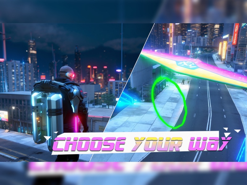 Grand Cyber Auto X: Night City screenshot 12