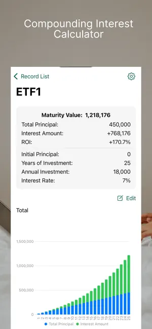 Accumulate+ Compound Interest screenshot 1