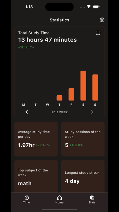 Study Timer App Screenshot