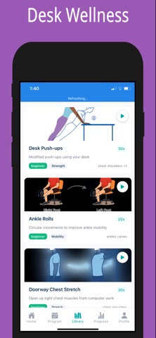 Office Exercise: Desk Stretch Screenshot 1 of 9