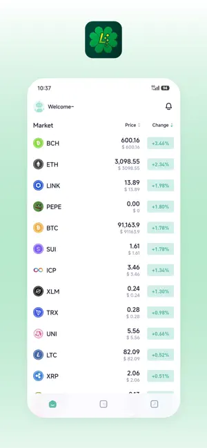 LuckyWallet - Crypto Wallet screenshot 1
